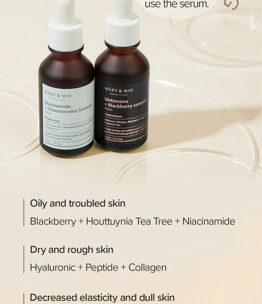 Mary&May Niacinamide + Chaenomeles Sinensis Serum Mini